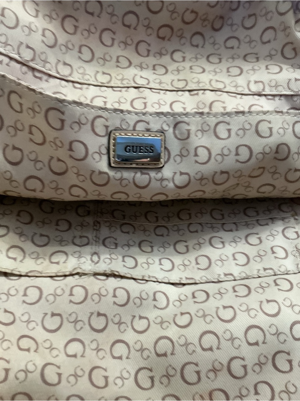 GUESS Pink Backpack with Front Embossed Logo - Picture 7 of 7